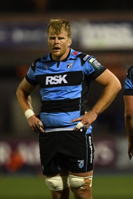 270925 - Cardiff Rugby v Emirates Lions - United Rugby Championship - Josh McNally of Cardiff Rugby