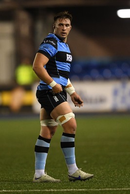 270925 - Cardiff Rugby v Emirates Lions - United Rugby Championship - Taine Basham of Cardiff Rugby