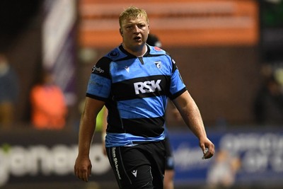 270925 - Cardiff Rugby v Emirates Lions - United Rugby Championship - Rhys Barratt of Cardiff Rugby
