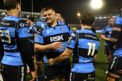 270925 - Cardiff Rugby v Emirates Lions - United Rugby Championship - Danny Southworth of Cardiff Rugby at full time