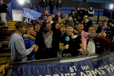 270925 - Cardiff Rugby v Emirates Lions - United Rugby Championship - Cardiff fans