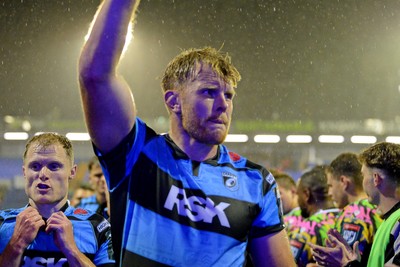 270925 - Cardiff Rugby v Emirates Lions - United Rugby Championship - Josh McNally of Cardiff Rugby at full time