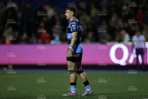 270925 - Cardiff Rugby v Emirates Lions - United Rugby Championship - Harri Millard of Cardiff 