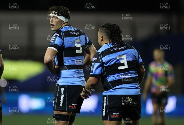 270925 - Cardiff Rugby v Emirates Lions - United Rugby Championship - Teddy Williams of Cardiff 