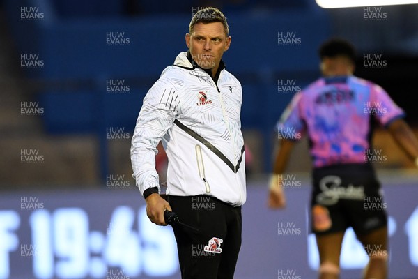 270925 - Cardiff Rugby v Emirates Lions - United Rugby Championship - Ivan van Rooyen, Lions head coach 