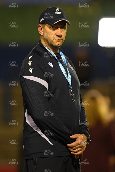 270925 - Cardiff Rugby v Emirates Lions - United Rugby Championship - Cardiff interim head coach, Corniel Van Zyl