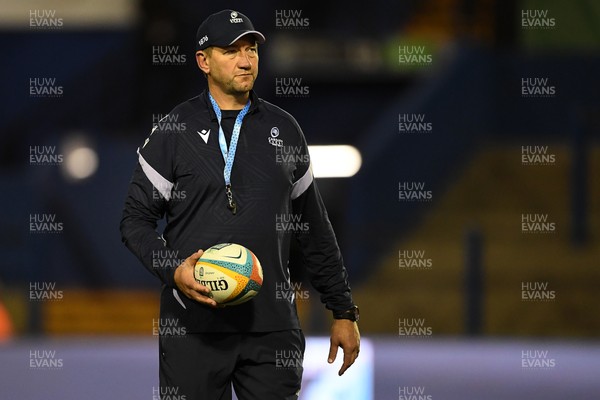 270925 - Cardiff Rugby v Emirates Lions - United Rugby Championship - Cardiff interim head coach, Corniel Van Zyl