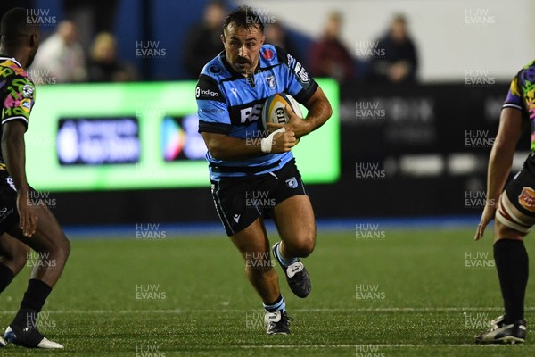 270925 - Cardiff Rugby v Emirates Lions - United Rugby Championship - Liam Belcher of Cardiff Rugby