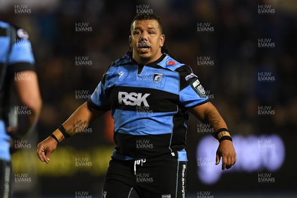 270925 - Cardiff Rugby v Emirates Lions - United Rugby Championship - Javan Sebastian of Cardiff Rugby
