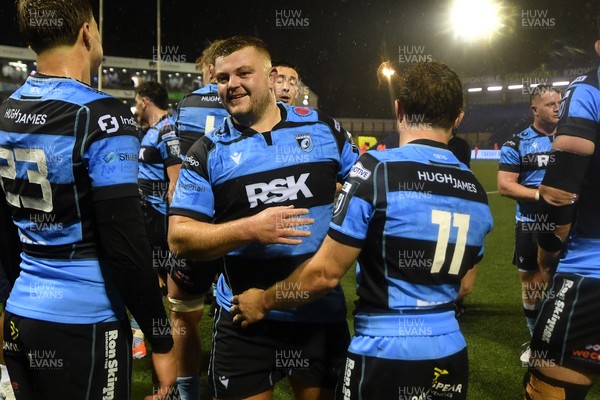 270925 - Cardiff Rugby v Emirates Lions - United Rugby Championship - Danny Southworth of Cardiff Rugby at full time