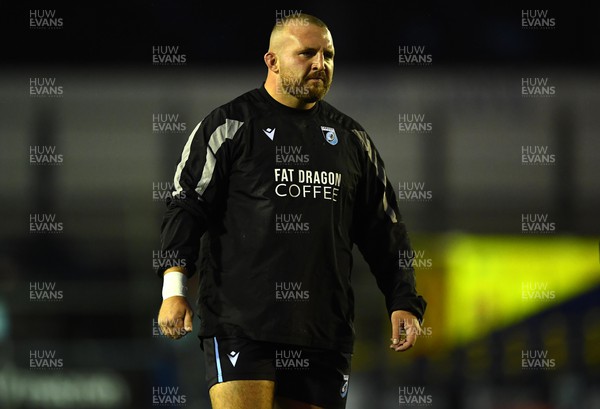 300922 - Cardiff Rugby v Emirates Lions - BKT United Rugby Championship - Dillon Lewis of Cardiff