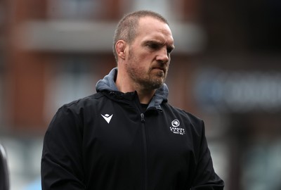 190926 - Cardiff Rugby v Exeter Chiefs - Pre Season Friendly - Cardiff Coach Gethin Jenkins