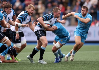 190926 - Cardiff Rugby v Exeter Chiefs - Pre Season Friendly - Dan Thomas of Cardiff 