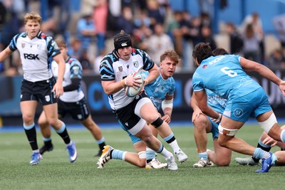 190926 - Cardiff Rugby v Exeter Chiefs - Pre Season Friendly - Evan Lloyd of Cardiff 
