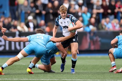 190926 - Cardiff Rugby v Exeter Chiefs - Pre Season Friendly - Jacob Beetham of Cardiff 
