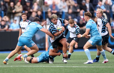 190926 - Cardiff Rugby v Exeter Chiefs - Pre Season Friendly - Javan Sebastian of Cardiff 