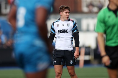 190926 - Cardiff Rugby v Exeter Chiefs - Pre Season Friendly - Steffan Emanuel of Cardiff 