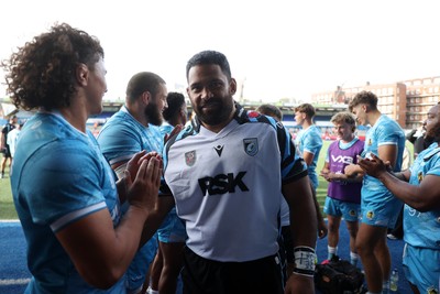 190926 - Cardiff Rugby v Exeter Chiefs - Pre Season Friendly - Scott Sio of Cardiff 