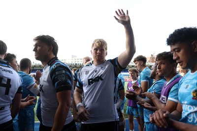 190926 - Cardiff Rugby v Exeter Chiefs - Pre Season Friendly - Josh McNally of Cardiff 