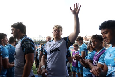 190926 - Cardiff Rugby v Exeter Chiefs - Pre Season Friendly - Josh McNally of Cardiff 