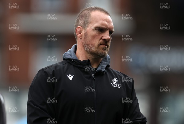 190926 - Cardiff Rugby v Exeter Chiefs - Pre Season Friendly - Cardiff Coach Gethin Jenkins