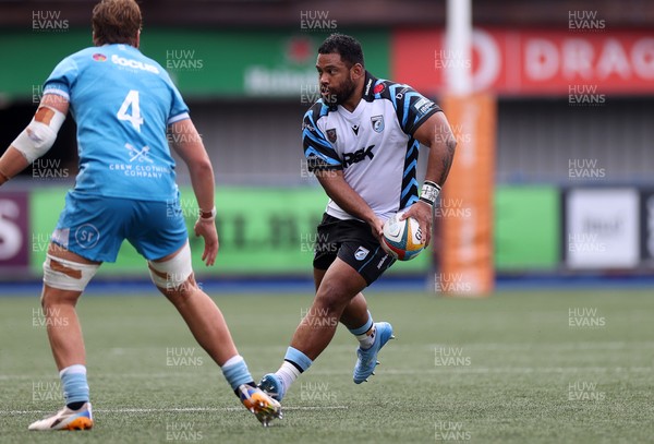 190926 - Cardiff Rugby v Exeter Chiefs - Pre Season Friendly - Scott Sio of Cardiff 