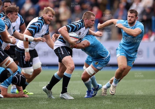 190926 - Cardiff Rugby v Exeter Chiefs - Pre Season Friendly - Dan Thomas of Cardiff 