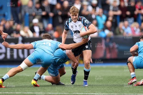 190926 - Cardiff Rugby v Exeter Chiefs - Pre Season Friendly - Jacob Beetham of Cardiff 