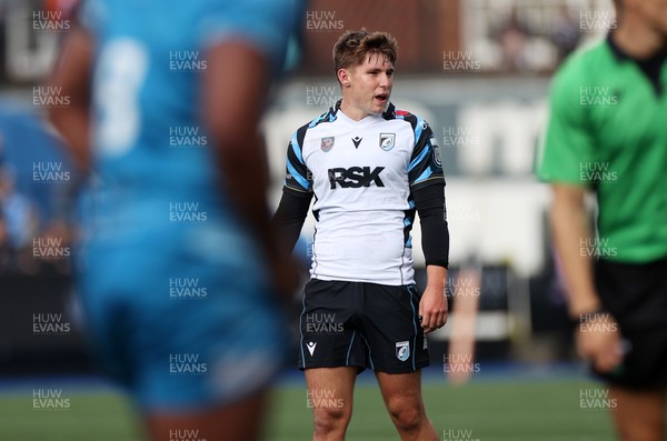 190926 - Cardiff Rugby v Exeter Chiefs - Pre Season Friendly - Steffan Emanuel of Cardiff 