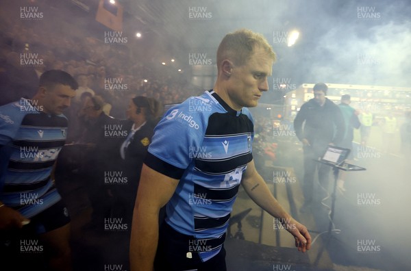 041024 - Cardiff Rugby v Glasgow Warriors - United Rugby Championship - Aled Davies of Cardiff 