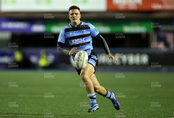 041024 - Cardiff Rugby v Glasgow Warriors - United Rugby Championship - Callum Sheedy of Cardiff 