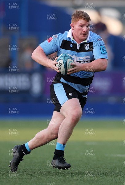 260322 - Cardiff Rugby v Glasgow Warriors - United Rugby Championship - Rhys Carre of Cardiff Rugby