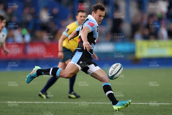260322 - Cardiff Rugby v Glasgow Warriors - United Rugby Championship - Jarrod Evans of Cardiff Rugby