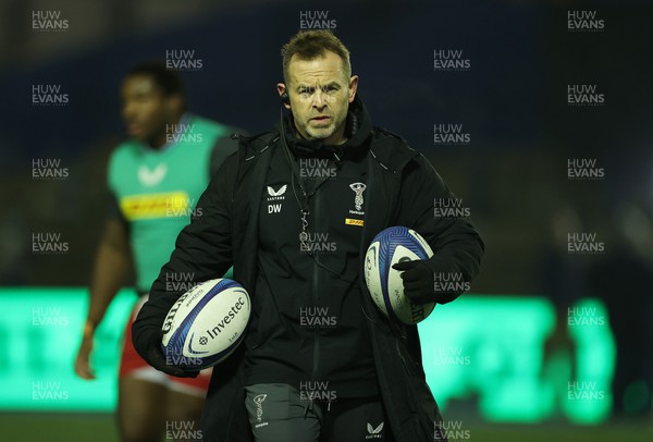 130124 - Cardiff Rugby v Harlequins - Investec Champions Cup - Harlequins Coach Danny Wilson