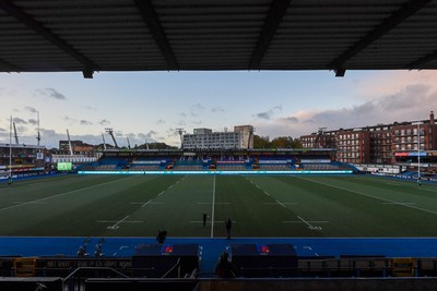 231026 - Cardiff Rugby v Hollywoodbets Sharks - United Rugby Championship - A general view of the Arms Park
