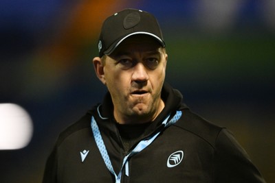 231026 - Cardiff Rugby v Hollywoodbets Sharks - United Rugby Championship - Cardiff head coach, Corniel Van Zyl