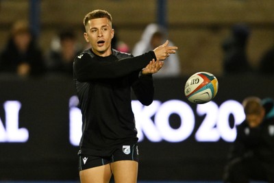 231026 - Cardiff Rugby v Hollywoodbets Sharks - United Rugby Championship - Cam Winnett of Cardiff Rugby