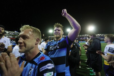 270226 - Cardiff v Leinster - United Rugby Championship - Josh McNally of Cardiff at full time