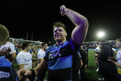 270226 - Cardiff v Leinster - United Rugby Championship - Josh McNally of Cardiff at full time
