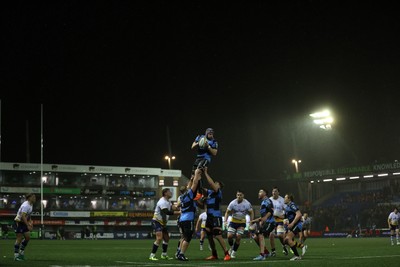 270226 - Cardiff v Leinster - United Rugby Championship - Play during the rain