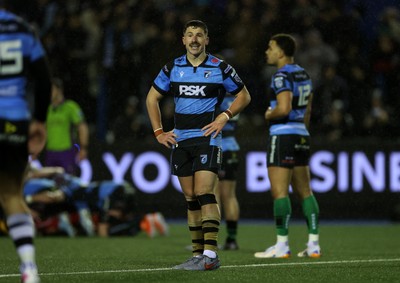 270226 - Cardiff v Leinster - United Rugby Championship - Harri Millard of Cardiff 