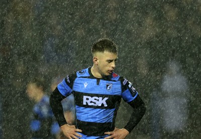 270226 - Cardiff v Leinster - United Rugby Championship - Cameron Winnett of Cardiff 