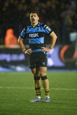 270226 - Cardiff Rugby v Leinster - United Rugby Championship - Harri Millard of Cardiff Rugby