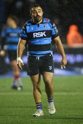 270226 - Cardiff Rugby v Leinster - United Rugby Championship - Liam Belcher of Cardiff Rugby