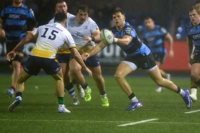 270226 - Cardiff Rugby v Leinster - United Rugby Championship - Mason Grady of Cardiff Rugby