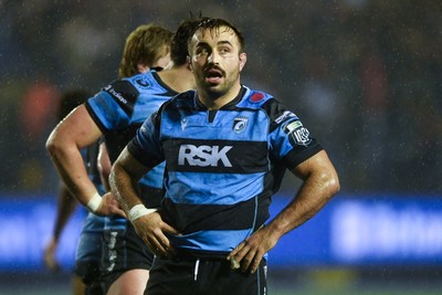 270226 - Cardiff Rugby v Leinster - United Rugby Championship - Liam Belcher of Cardiff Rugby