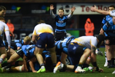 270226 - Cardiff Rugby v Leinster - United Rugby Championship - Ioan Lloyd of Cardiff Rugby