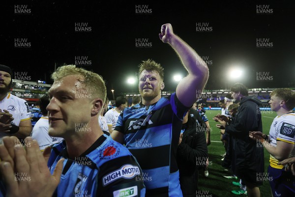 270226 - Cardiff v Leinster - United Rugby Championship - Josh McNally of Cardiff at full time