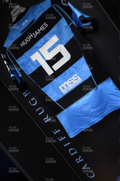 270226 - Cardiff Rugby v Leinster - United Rugby Championship - The Cardiff Rugby dressing room before the match