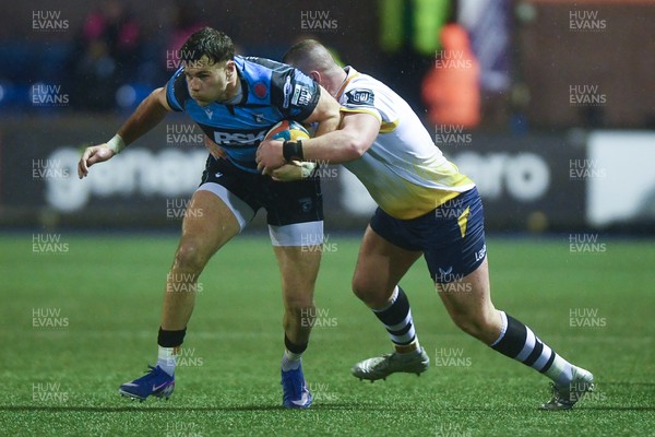 270226 - Cardiff Rugby v Leinster - United Rugby Championship - Mason Grady of Cardiff Rugby 